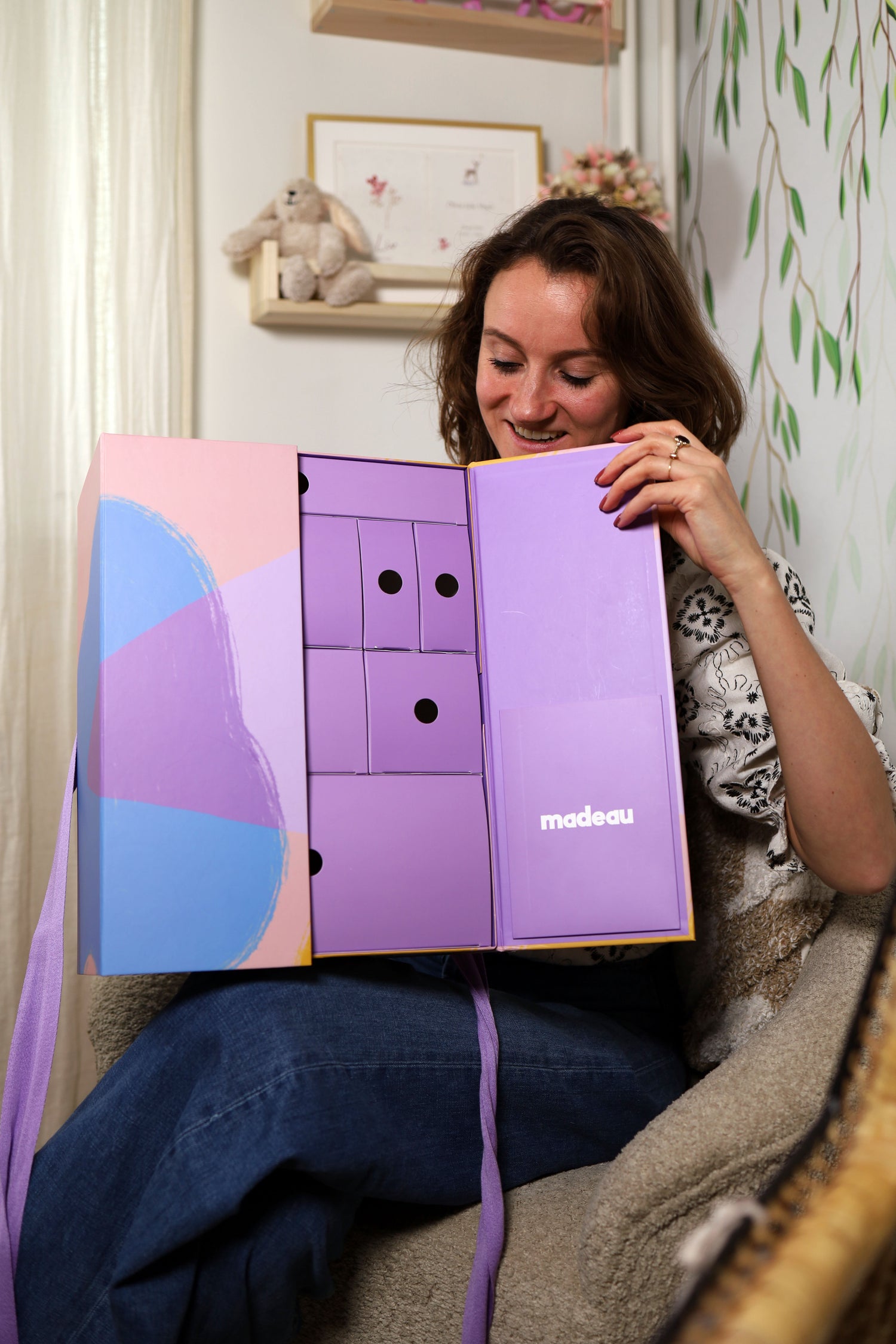 Luxe kraamcadeau in de vorm van een adventskalender | Madeau